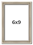 Poster Palooza 6x9 Frame Silver Modern Solid Wood