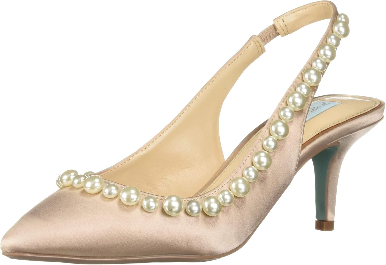 betsey johnson pearl heels