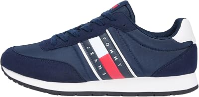 Uomo Sneakers Running Classic Runner con Lacci, Blu (Dark Blue), 41