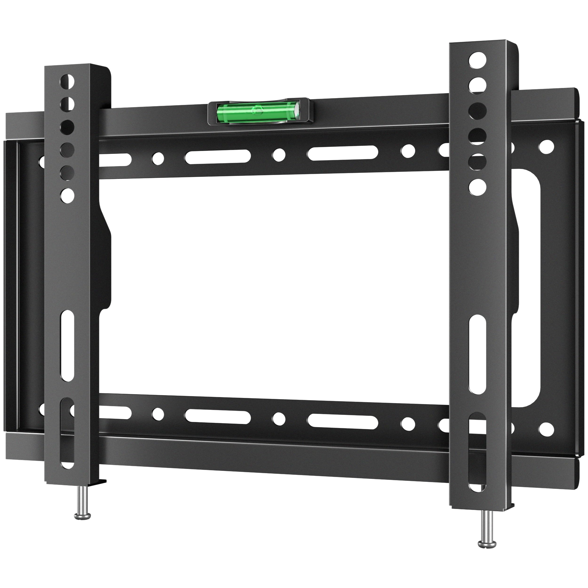 Fixed TV Wall Bracket for 13-42 Inch, Low Profile TV Mount Wall Weight up to 35 kg - Screen Mounting Bracket Fixed with VESA 75x75 - VESA 200x200/Ultra Slim FME-22B Black
