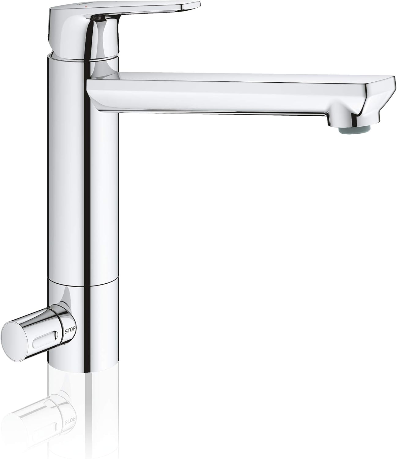 GROHE Bauedge 2020 Single-Lever Sink Mixer 1/2" Chrome 31696000, mittelhoher Auslauf - Image 5