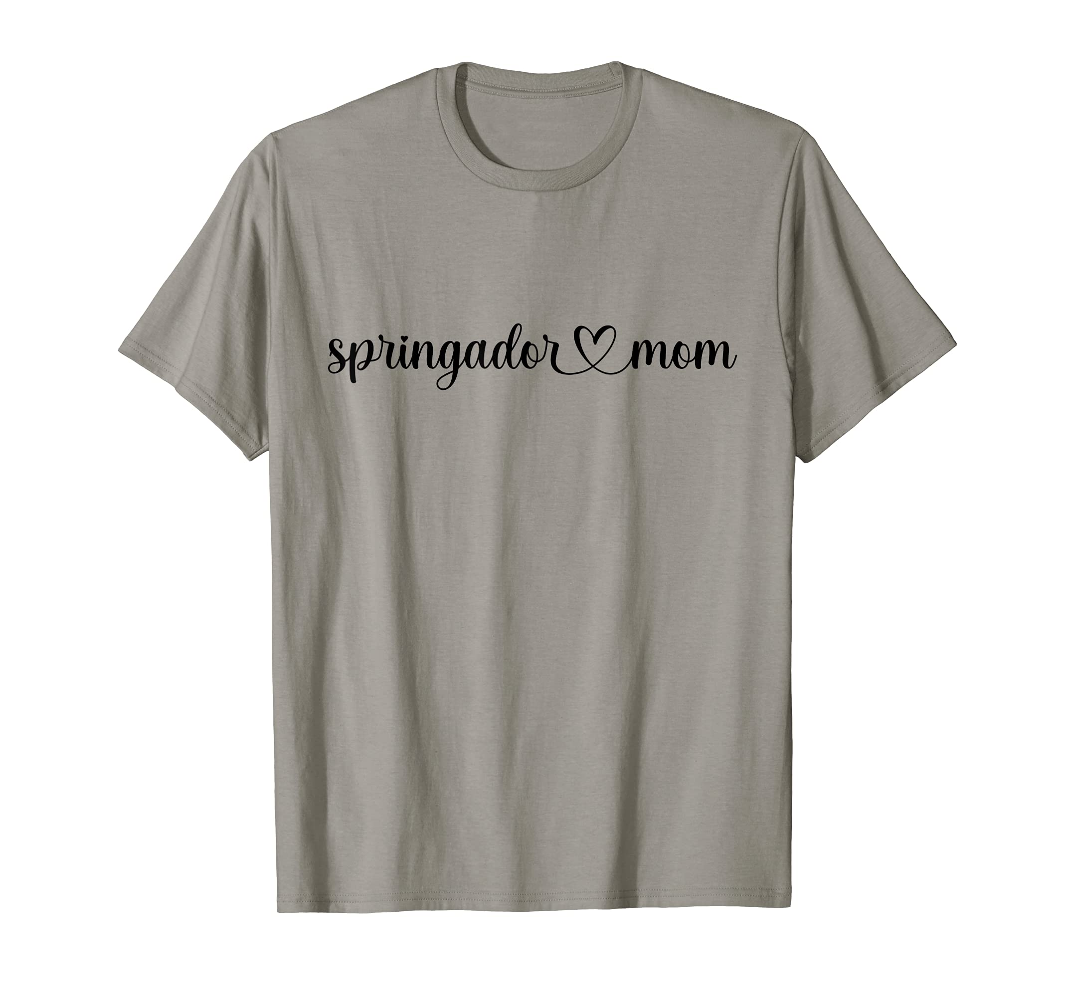 Dog Heart Love Springador Mom T-Shirt