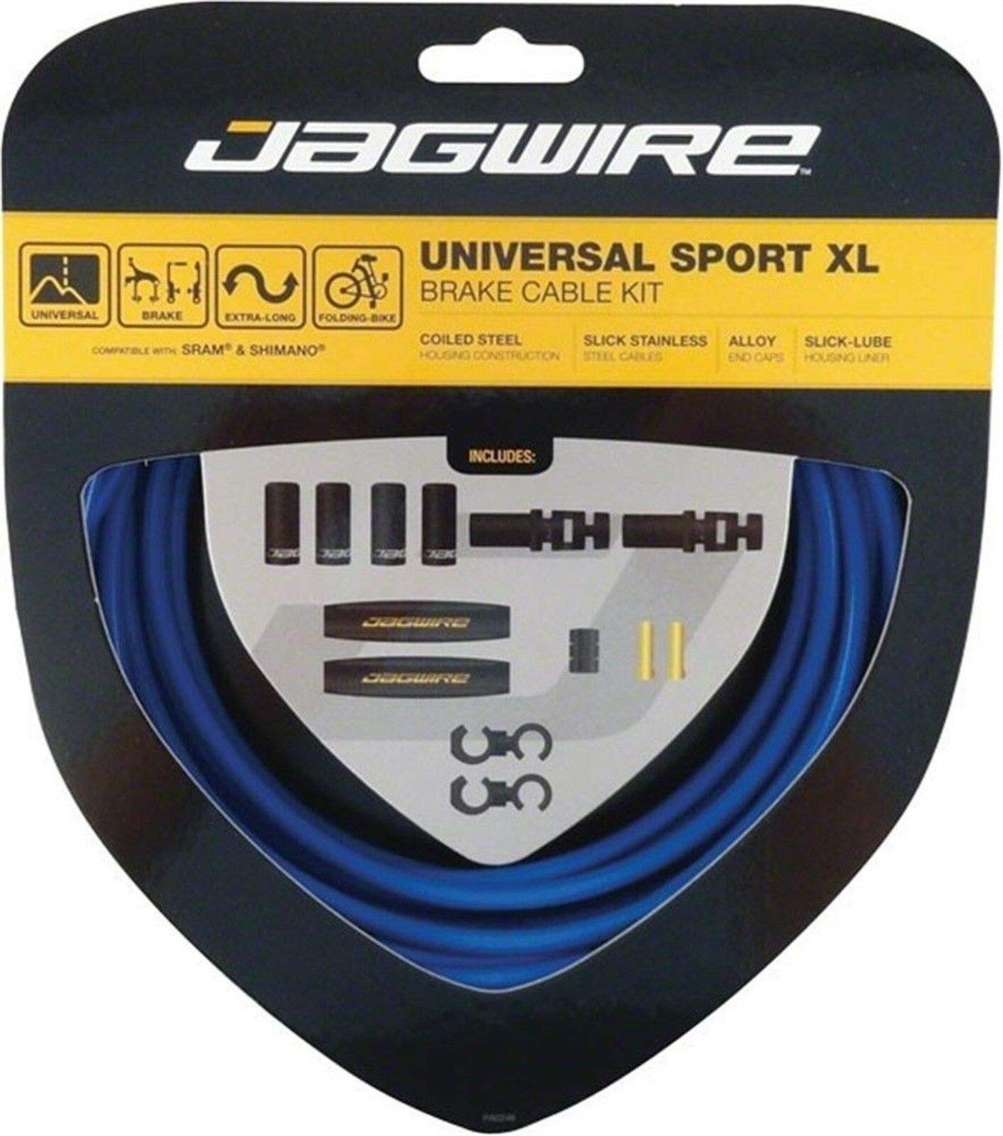 Jagwire Universal Sport Brake Cable XL blue Sid-Blau — image 1