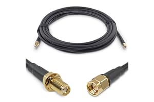 Proxicast 20 ft SMA Male to SMA Female Premium 240 Series Low-Loss Coax Cable (50 Ohm) - Antenna Lead Extender for 4G LTE, 5G