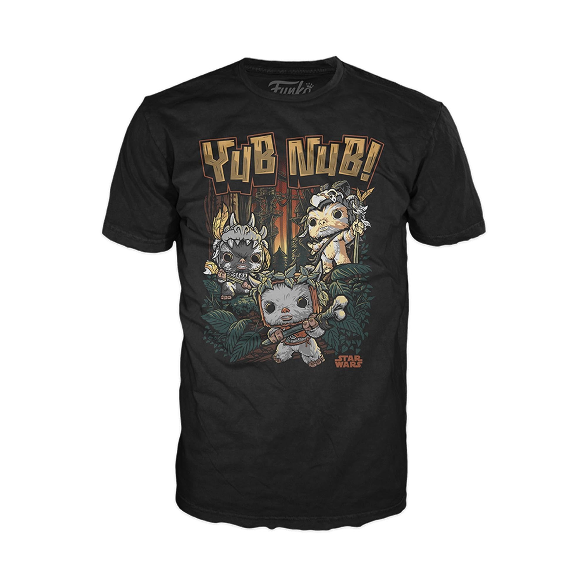 Funko Boxed Tee: Star Wars - Ewok - XL - T-Shirt - Clothes - Gift Idea - Short Sleeve Top for Adults Unisex Men and Women - Official Merchandise - Movies Fans