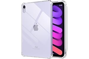 MoKo Protective Case Compatible with iPad Mini 6th Generation 8.3" 2021, Lightweight Soft Flexible Transparent TPU Back Cover Shell, Clear