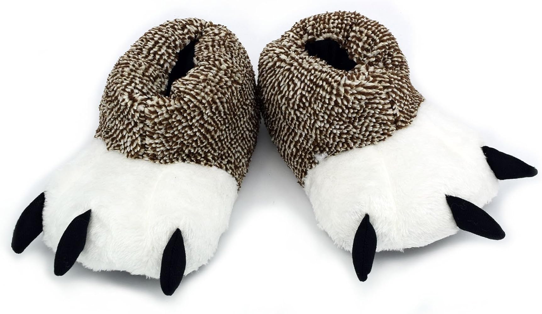 white bear claw slippers