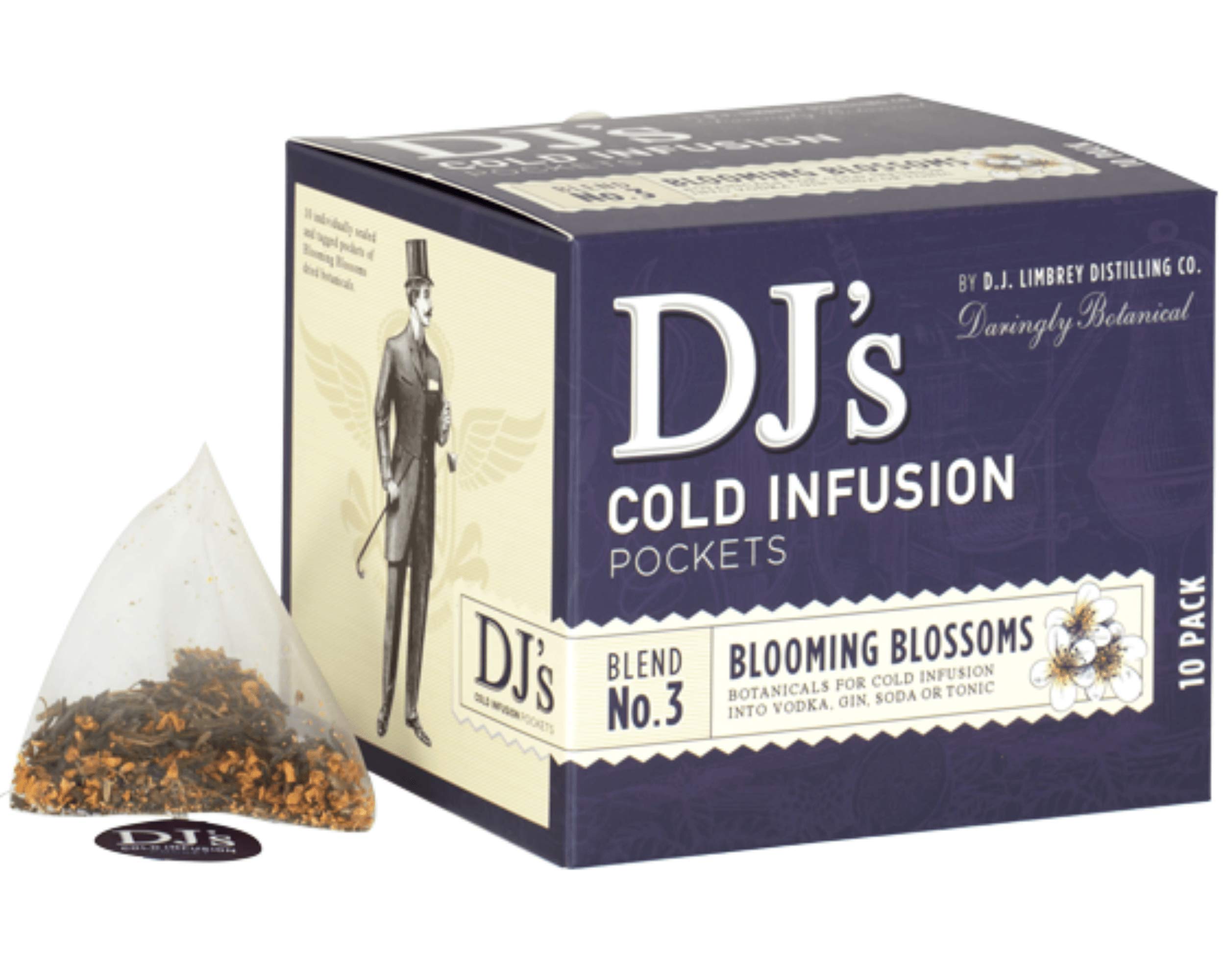 DJ's Cold Infusion Vodka & Gin Infusion Botanicals - Flavoured Vodka | Gin Alternative. Stir into Gin, Vodka, Soda or Tonic. Delightful Vodka | Gin Gifts for Women & for Men (Blooming Blossoms-10)