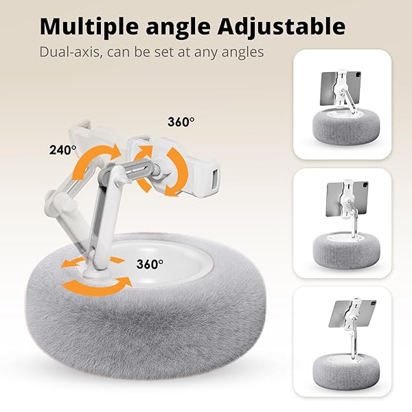 SUPEDESK TABLET PILLOW STAND FOR BED, ADJUSTABLE TABLET STAND WITH DETACHABLE SNACK BOWL, PHONE STAND FOR BED, KINDLE HOLDER, IPAD HOLDER, TABLET HOLDER FOR READING, WATCHING VIDEOS AND STREAMING