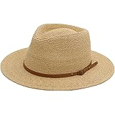 NAMANANA Panama Hat Sun Hats for Women Raffia hat Beach Hats Wide Brim Straw Hat