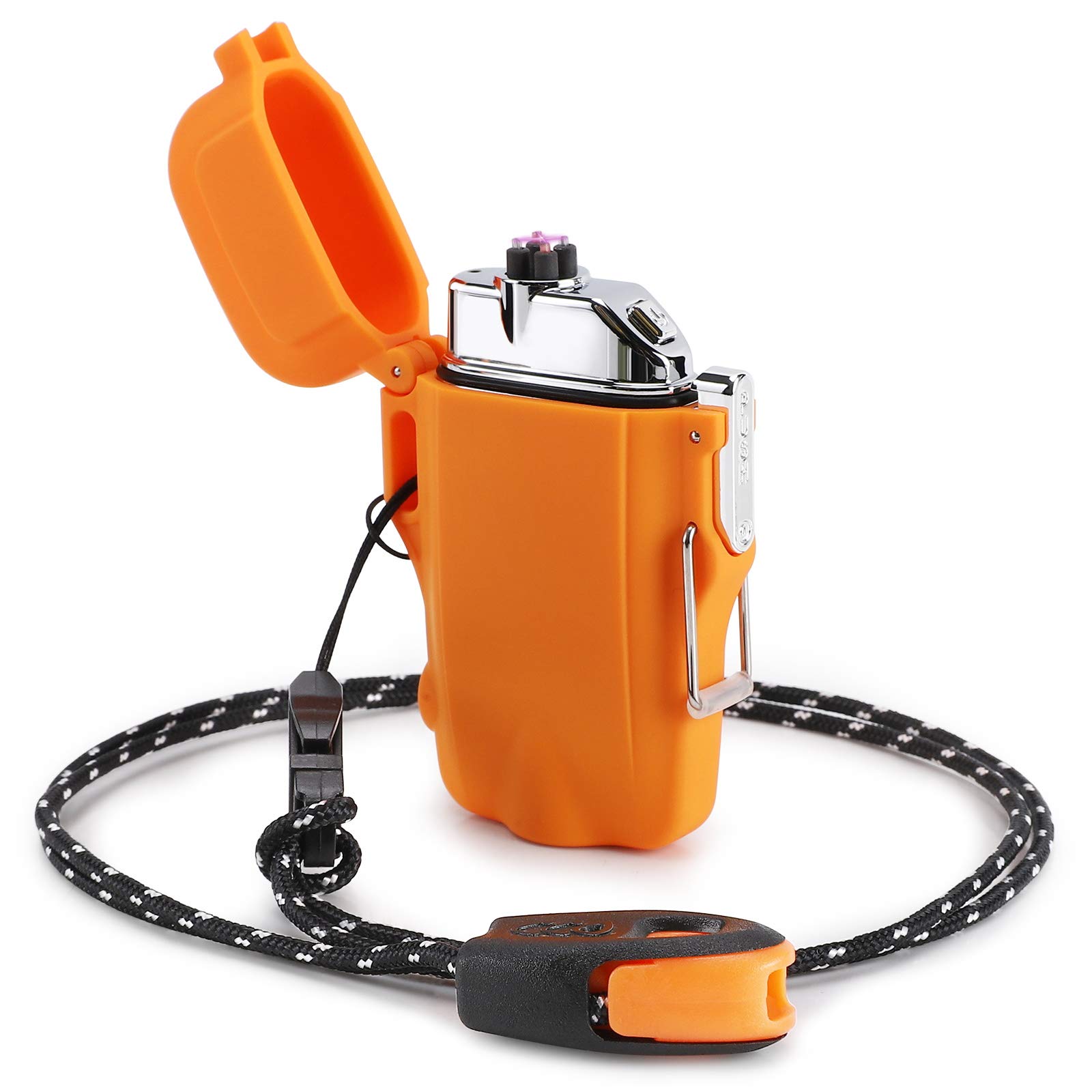 Buy Green Vivid Waterproof Electric LighterUSB RechargeableNo Butane