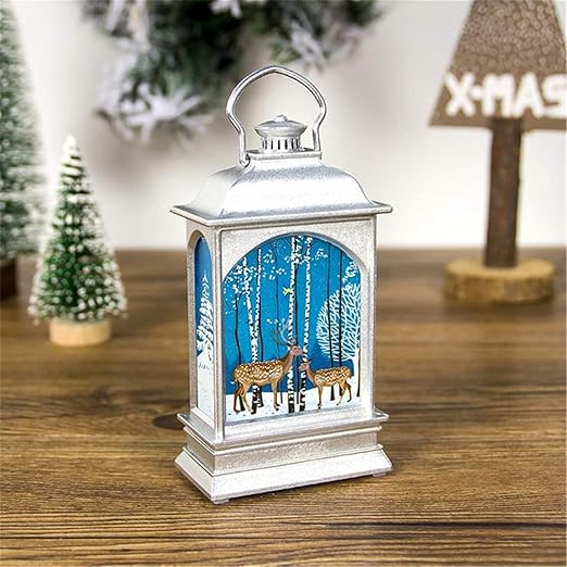 Amazon Com Thenxin Christmas Vintage Lantern Painted Portable