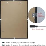 YiPinYin A1 Black Picture Frame Set of 3 with Mounts for A2 41x58.4cm view 7