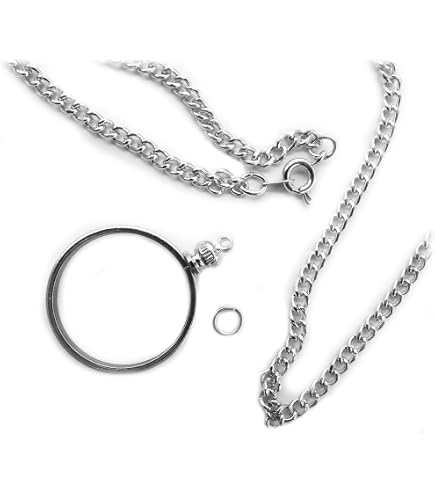 Amazon.com: Coin Holder Bezel Dime USA 10 Cent Silver Tone Link