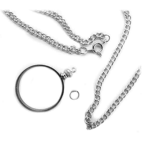 ベルト juemi J Coin WS Multi Chain Amazon.com: Coin Holder Bezel Nickel USA 5 Cent Silver Tone Link