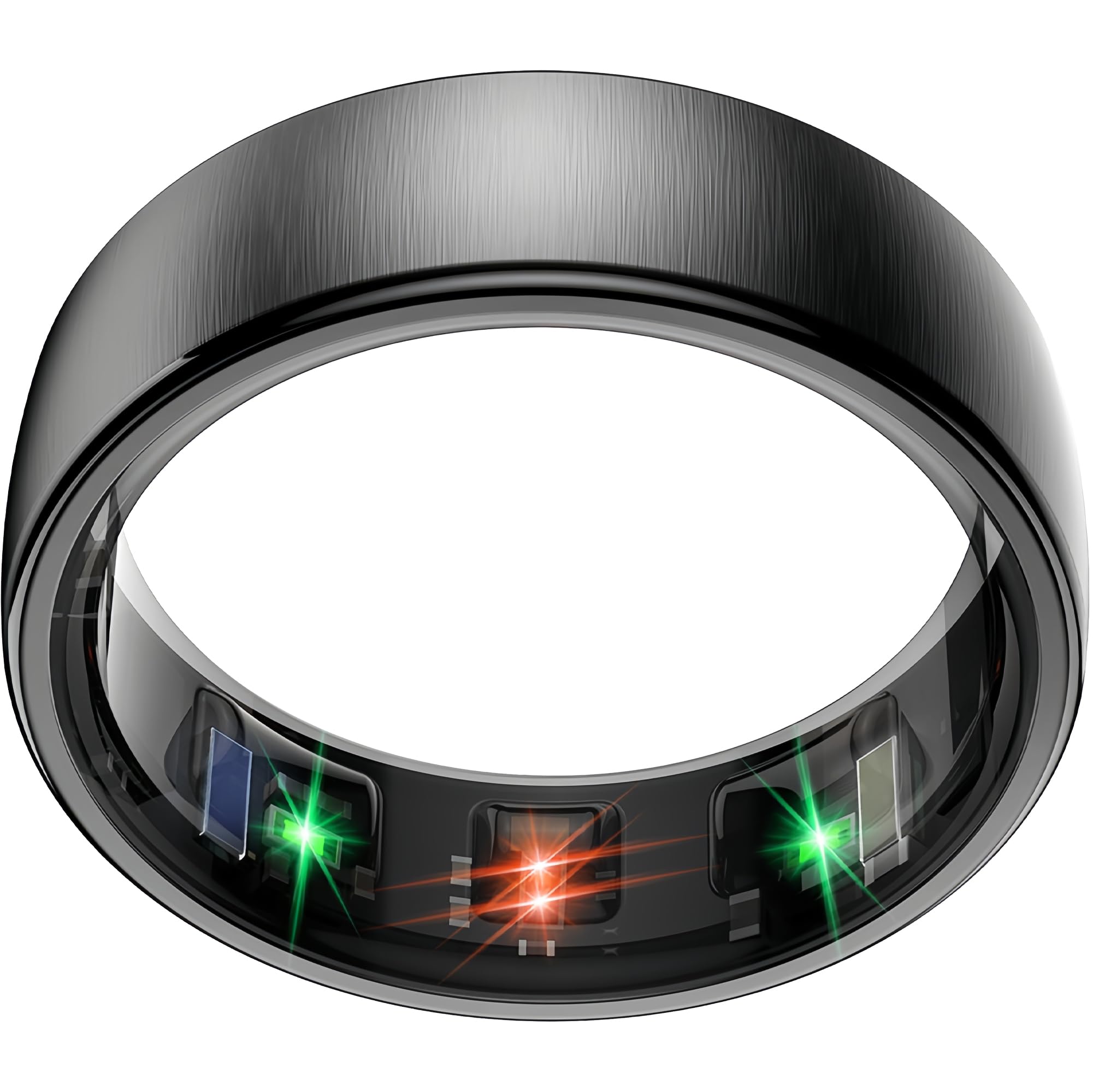 Photo 1 of EOGBM Smart Health Ring Sleep Health Tracker for Women Men with Heart Rate, Blood Oxygen, Sleep Monitor, Steps,Calories, 5ATM Waterproof for iPhone/Android, No Subscription Fee(Black, 10#)