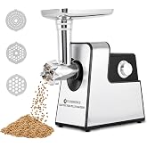 YUCHENGTECH Electric Animal Feed Pellet Machine Pet Food Pellet Machine for Making Cat Dog Bird Fish Feed with 3mm/5mm/7mm Molds 500W 110V