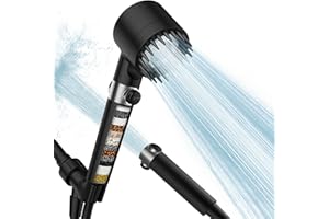 Filtered Shower Head with Handheld, High Pressure Water Flow and Multiple Spray Modes Shower Head with Filter, Power Wash for
