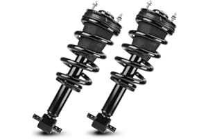 YOUXMOTO Front Complete Strut Assembly Shock Absorber Fit for Chevrolet & Silverado GMC Sierra 1500 2007-2013, 139105 with Coil Spring, 2PCS