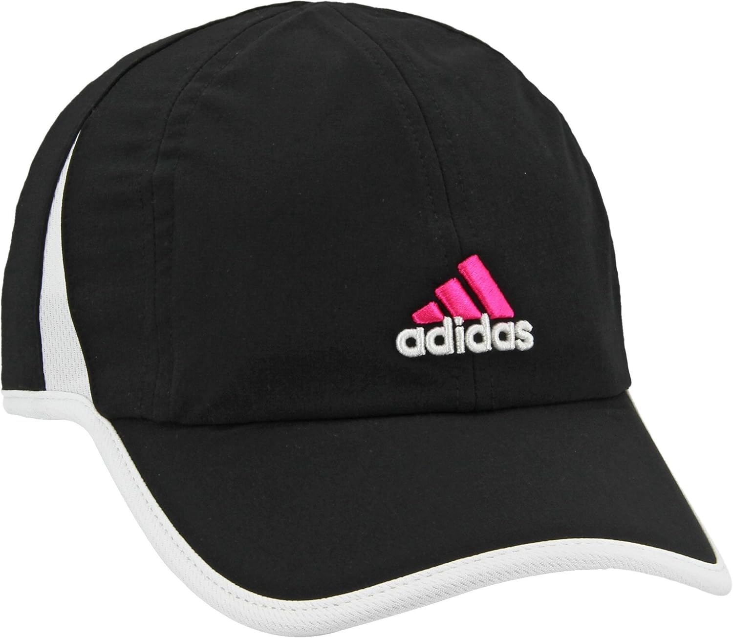 adidas Women's Adizero II Cap, Black/Shock Pink/White, ONE SIZE: Clothing