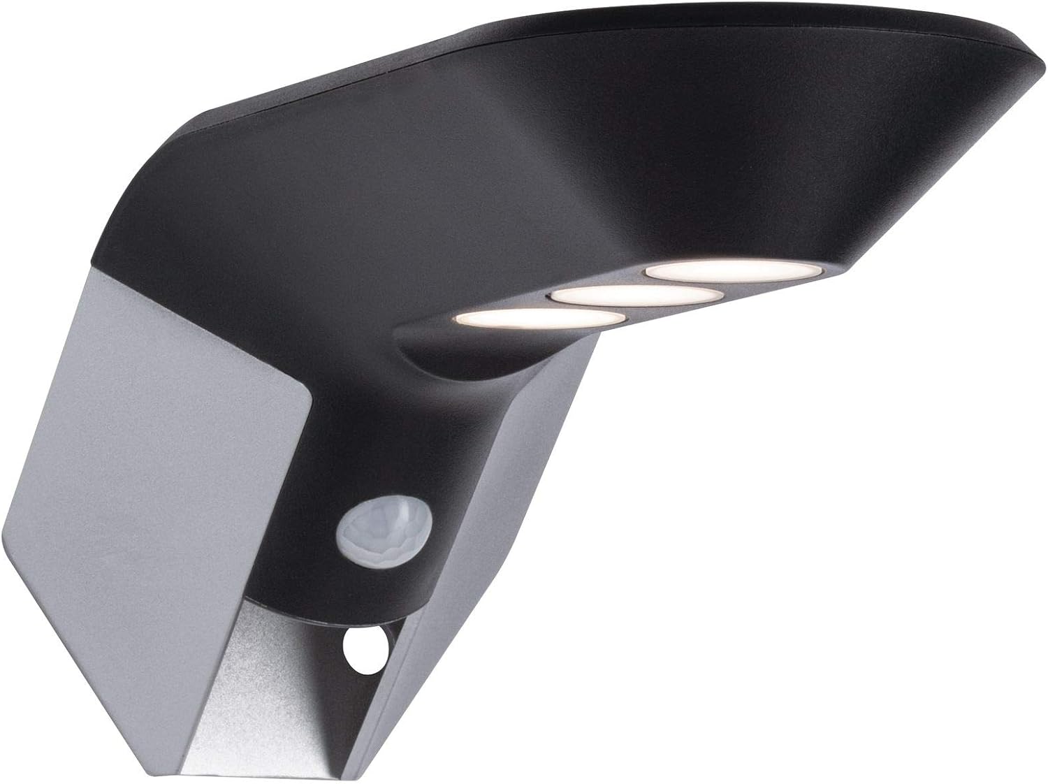 Paulmann 94250 Soley Solar Wall luminaire LED Outdoor luminaire incl. 1x1.22 watt Anthracite Plastic 3000 K Warm White