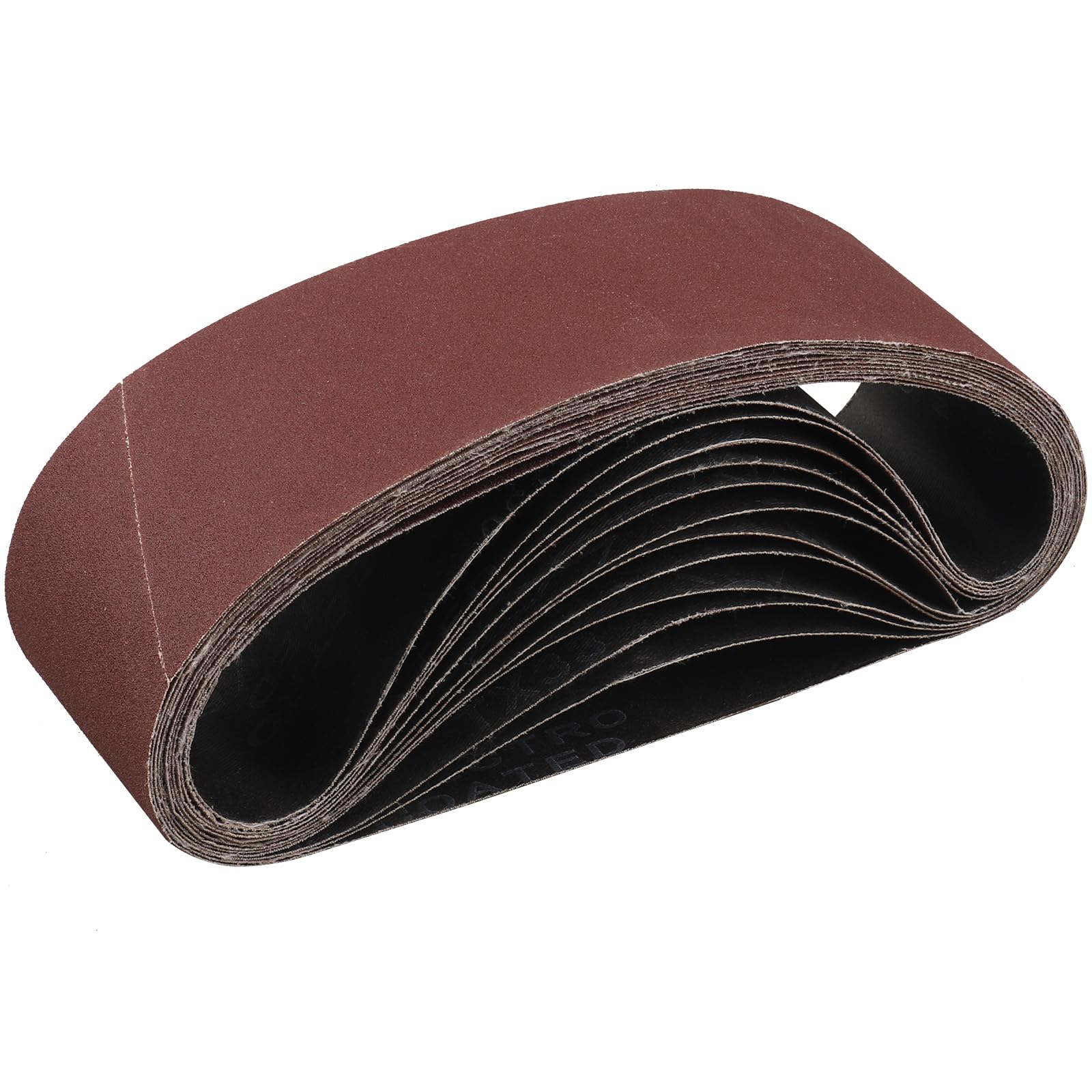 STEBRUAM Sanding Belt 75 x 533 mm,12PCS 150 Grit