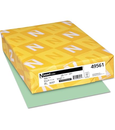 Amazon.com : WAU49581 - Neenah Paper Exact Index Card Stock