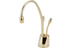 InSinkErator Contemporary Instant Hot and Cold Water Dispenser - Faucet Only, French Gold, F-HC1100FG