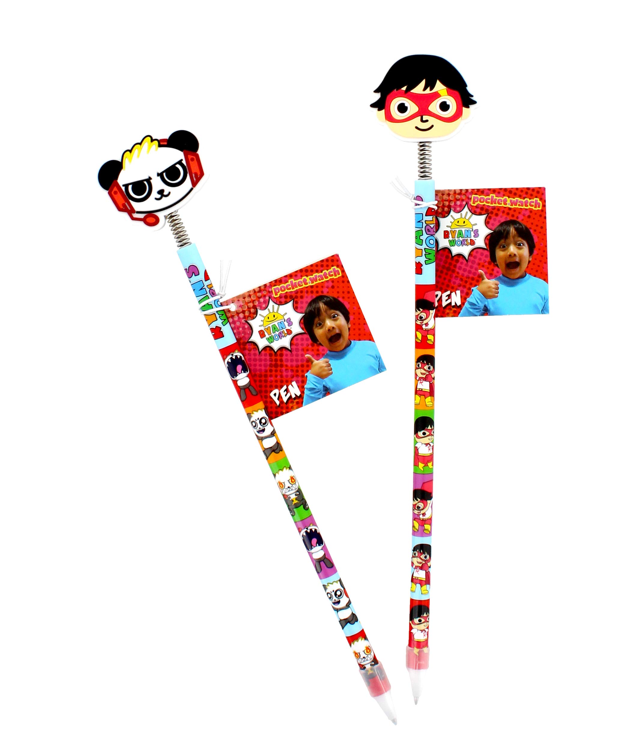 Ryan's World Ballpoint Pen | 1 x Ballpoint Pen | Ryans World Toys Review | Boys Gifts | Gifts for Girls | Back to School | Cool Stuff | Stationary Gift Ideas | Party Bags Filler