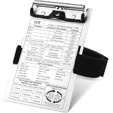 Eaasty 1 Set Pilot Kneeboard,Vfr Aviation Kneeboard,Aluminum Pilot Writing Board Notepad Clipboard with Pen Holder Knee Boards with Elastic Strap for Flying Writing Accessories Gifts