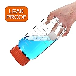 Kestun 6 Packs 1000ml Wide Mouth Graduated Round