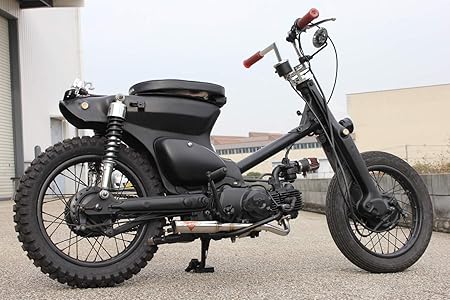Amazon スーパーカブ50 リトルカブ マフラー Bumpshot バンプショット ステンレス ナッティーワークス 限定 エキゾーストパイプ 車 バイク