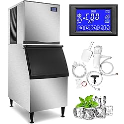 VEVOR Commercial Ice Maker Machine, 110V 550LBS/24H