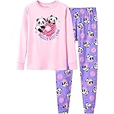 Sleepover Pajama Set for Girls Tie Dye Cotton Snug-fit Long Sleeve PJ Size 4T-14