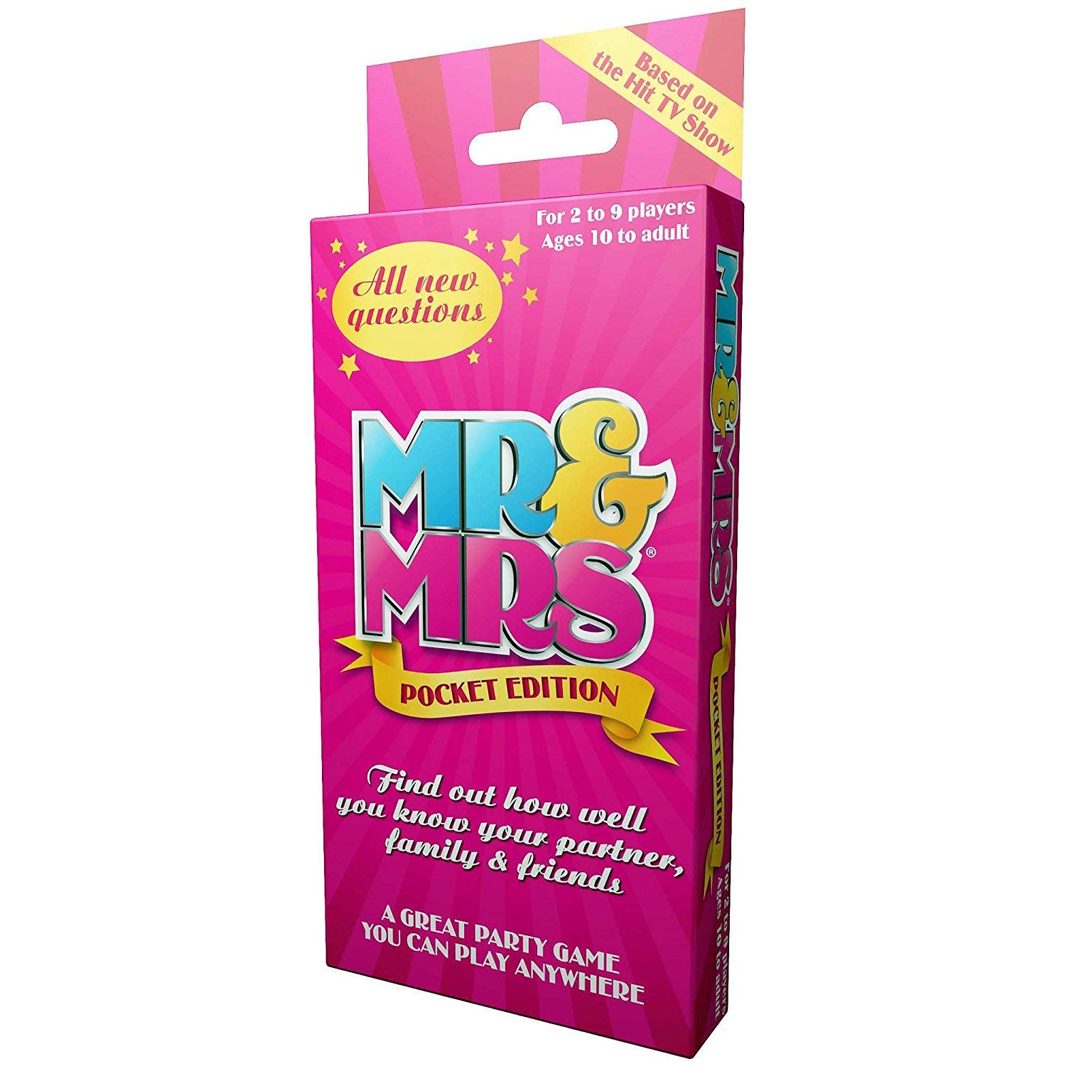 Rascals | Mr & Mrs Pocket Edition | Travel Party Card Game | Ages 10+ | 2-9 Players | Minutes Playing Time