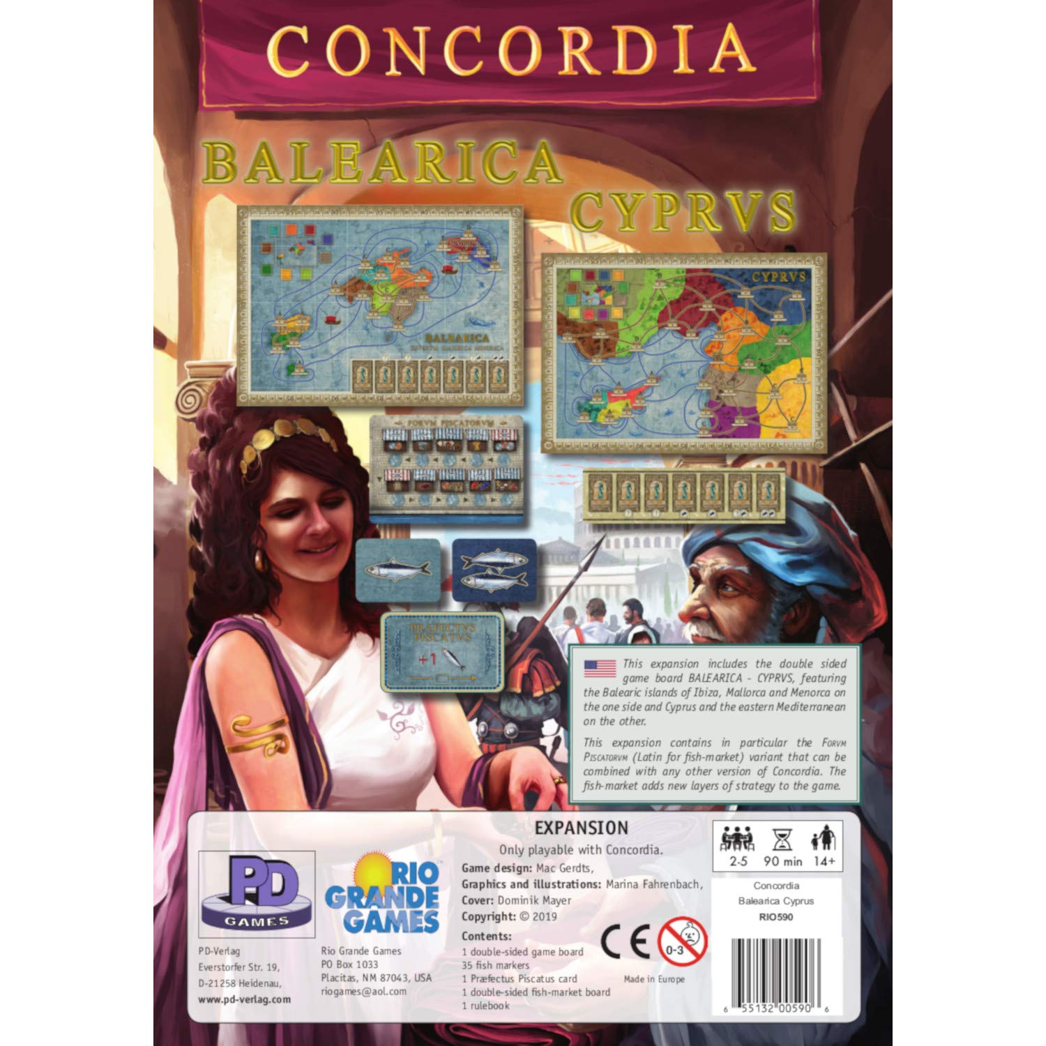 Rio Grande Games Concordia: Balearica/Cyprus