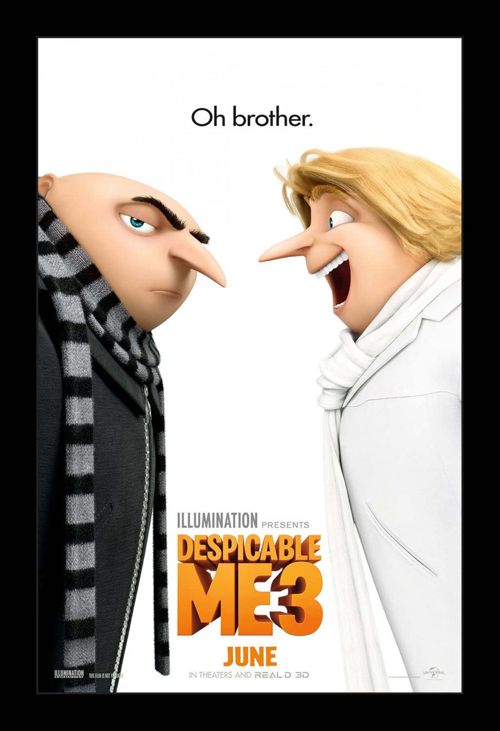Despicable Me 3 - 11x17 Framed Movie Poster by Wallspace