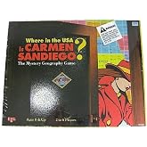 Jeu De Société Where In The USA Is Carmen Sandiego? – University Games 1993, édition Rare Et Complète