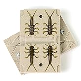 best_nj Four Cavity Lure Mold Soft Plastiс Lure Making Injection Molds for DIY Fishing Lures StoneFly 1.6"