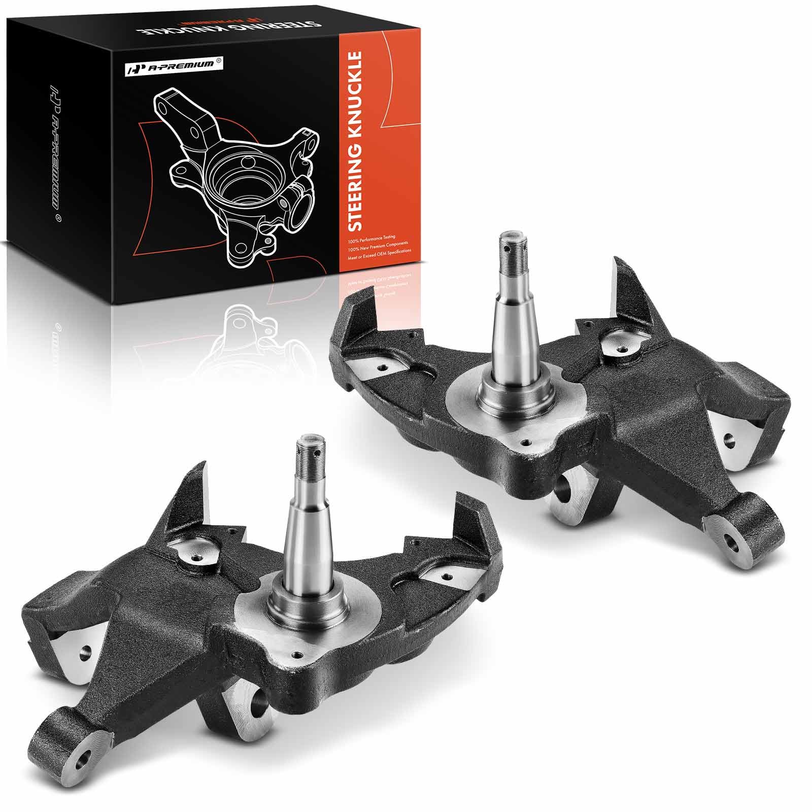 Photo 1 of A-Premium 2 x Front Suspension Level Kit, 4 inch Lift Spindles, Compatible with Chevrolet Tahoe 1995-1999, C1500/C2500 1988-1998, C1500/C2500 Suburban & GMC Yukon, C1500/2500 Suburban, 2WD Only