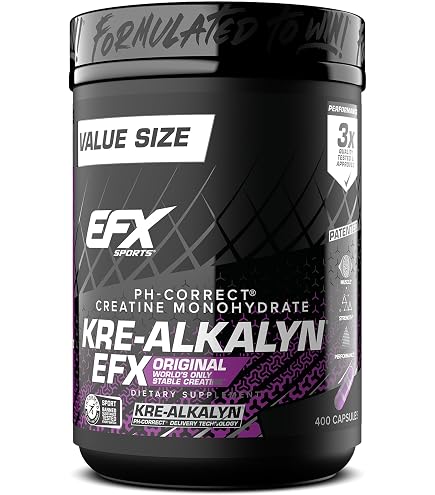 Amazon.com: EFX Sports Kre-Alkalyn Hardcore | Thermogenic pH