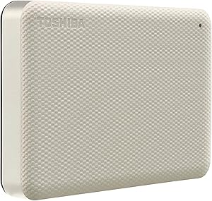 Toshiba Canvio Advance 4TB Portable External Hard Drive USB 3.0, White - HDTCA40XW3CA