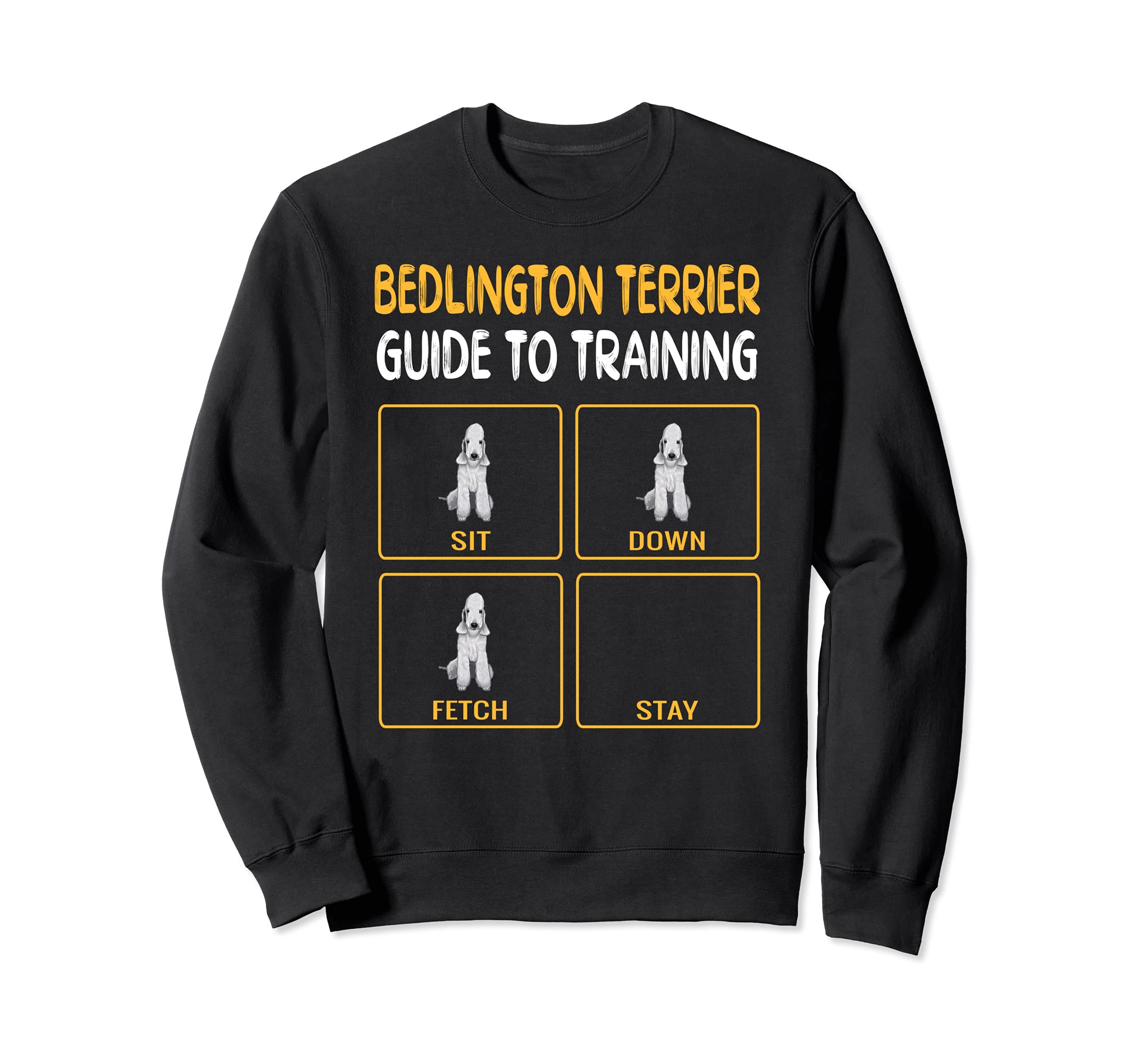 Funny Bedlington Terrier Guide To Training Dog Obedience Sweatshirt