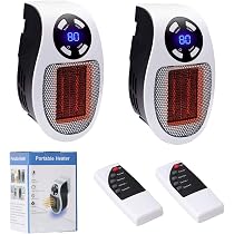 Heatzo Heater,Top Heater Portable Heater,500W Alpha Heater Plug in  Wall,with Adjustable Thermostatu0026Timeru0026Led Display,Fast Heating,Low  Noise,Electric Heater Bathroom (2PC) : Amazon.ca: Home