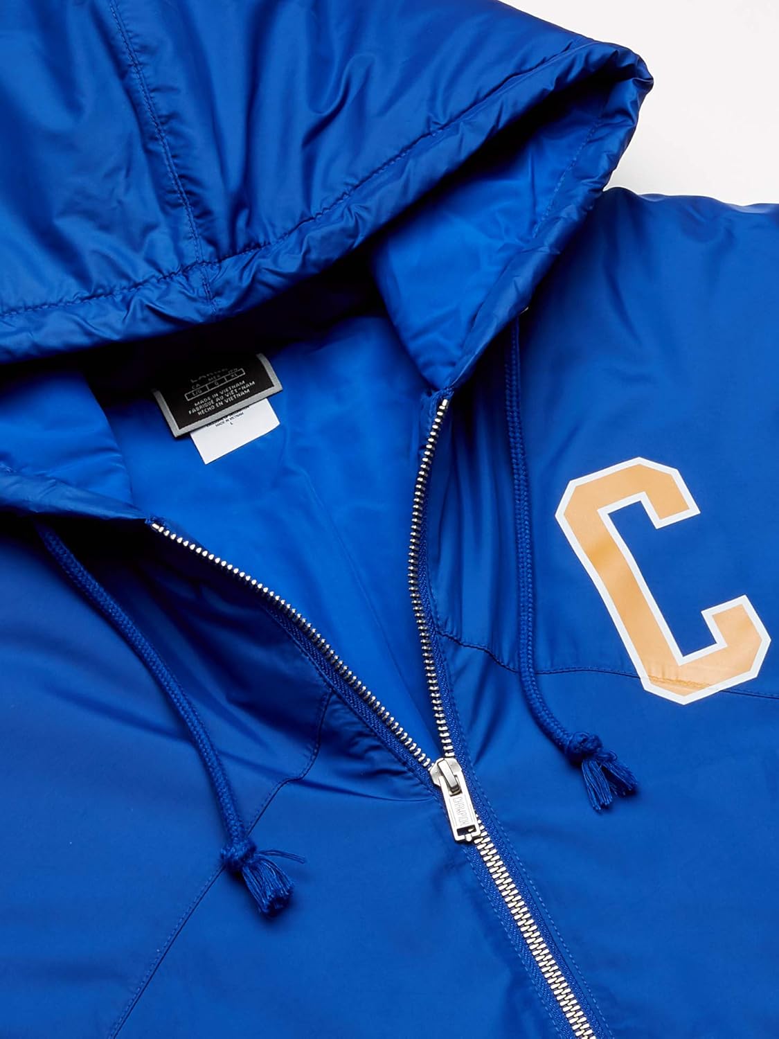 Champion LIFE Men's Sideline Jacket-Block Champion Arch ON Back: Clothing