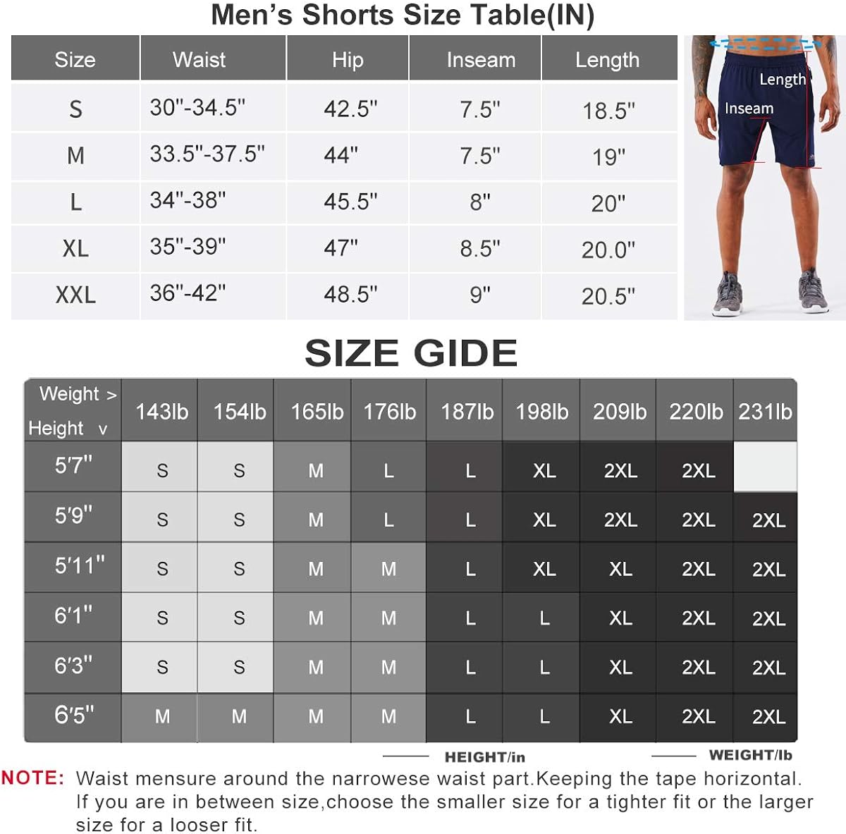 YAWHO Men's Workout Running Shorts Sports Fitness Gym Training Quick Dry Athletic Performance Shorts with Zip Pockets: Clothing