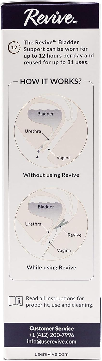 Revive Reusable Bladder Control Support for Women, 1 Month Supply, One Size Fits Most, Light Bladder Leakage Support: Health & Personal Care
