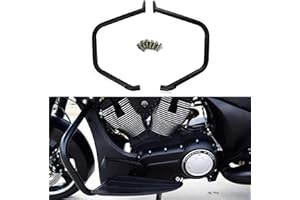 COBIKE Black Engine Guards Highway Crash Bars Engine Protector for Victory Cross Country Tour Cross Road Magnum 2010 - 2017