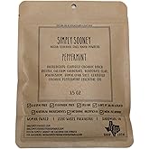 Zero Waste up to 6 Month Supply Organic Vegan Fluoride Free Tooth Powder Peppermint Flavor- Ships Without Any Plastic Packaging I Natural Whitening I Stronger Teeth
