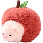 TIANCHANGZC Lovely Pig Stuffed Animal Plush Pillow 9.8Inch Funny Detachable Pig Toy Soft Plushie Pillow Cute Animal Ornaments Party Decor Birthday Gift for Boys and Girls